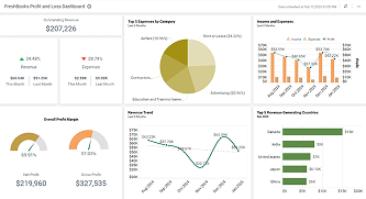 Profit and Loss Dashboard