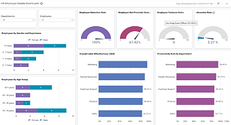 HR Employee Details Dashboard