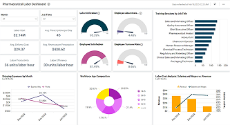 Pharmaceutical Labor Dashboard