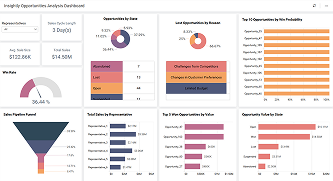 Insightly Opportunities Analysis Dashboard